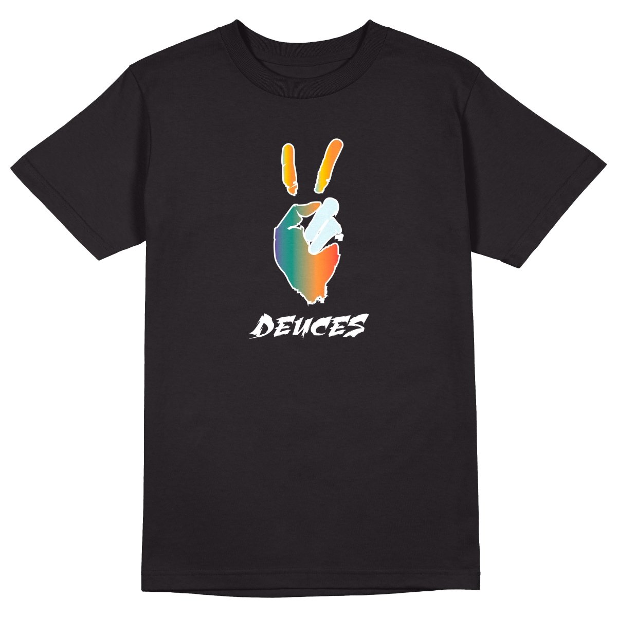 Deuces T-Shirt - Jet Blackk