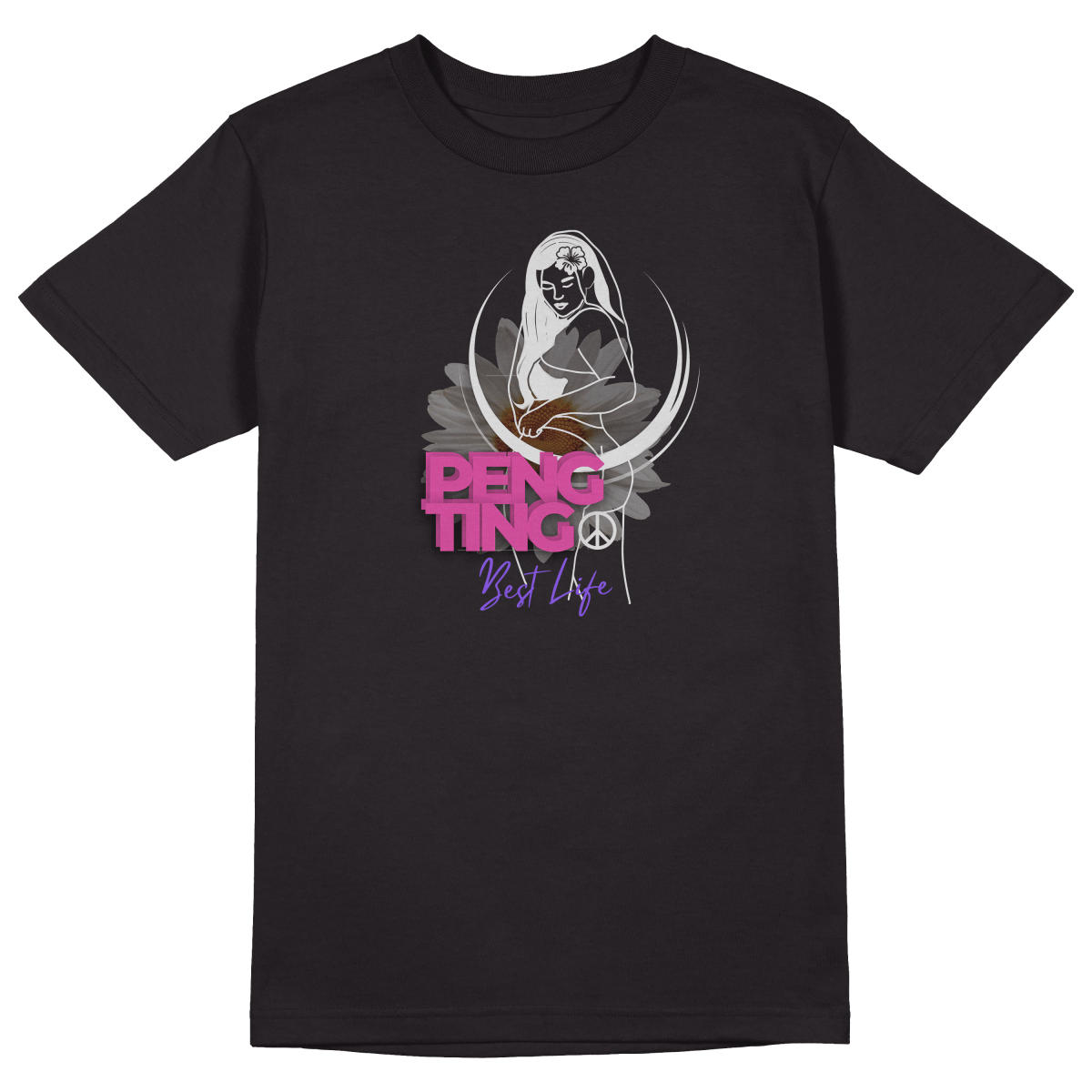Peng T-shirt - Jet Blackk