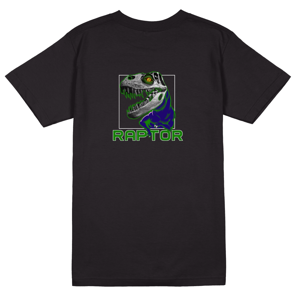 Raptor T-Shirt - Jet Blackk