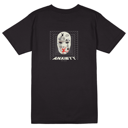 Anxiety T-Shirt - Jet Blackk