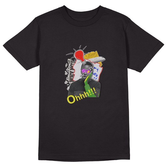 Anxiety T-shirt - Jet Blackk