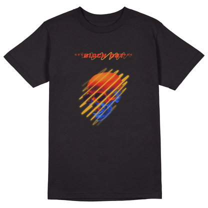 Black Out T-Shirt - Jet Blackk