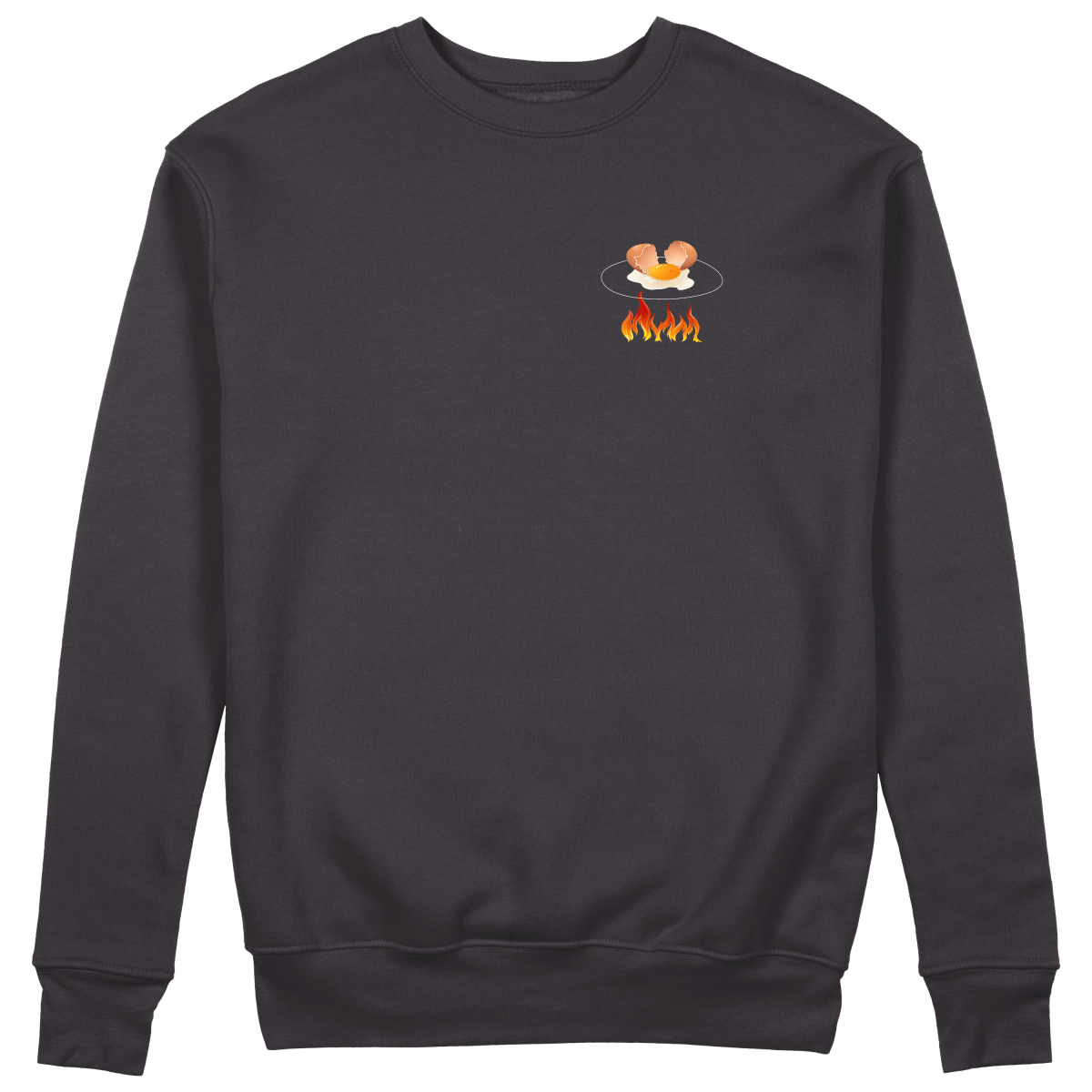 Chicken Sweatshirt - Jet Blackk