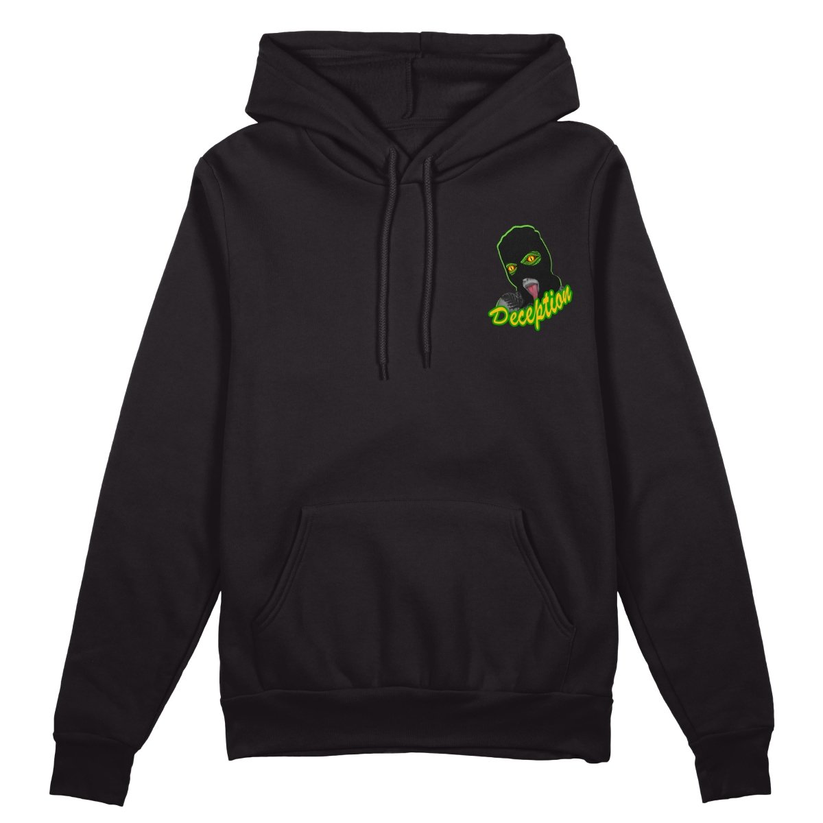 Deception Hoodie - Jet Blackk