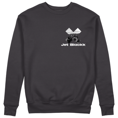 Don't Cross Me Sweatshirt - Jet Blackk