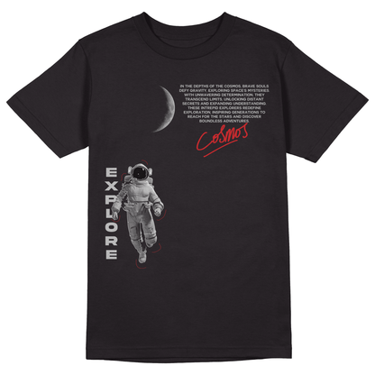 Explore T-Shirt - Jet Blackk