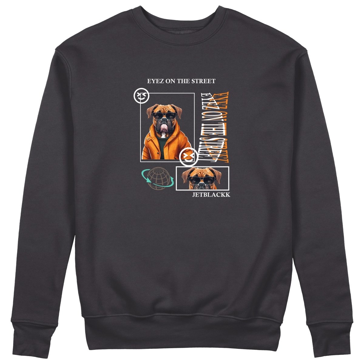 Eyes on the street Sweatshirt - Jet Blackk