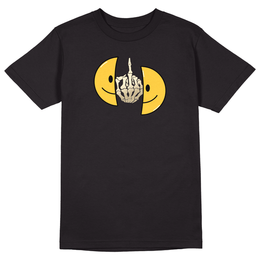 Fake Smile T-Shirt - Jet Blackk