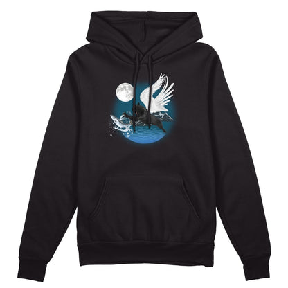 Flying Panther Hoodie - Jet Blackk