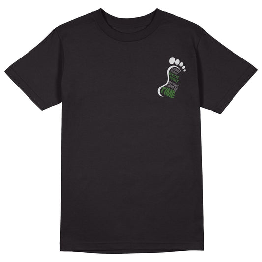 Footprints T-Shirt - Jet Blackk