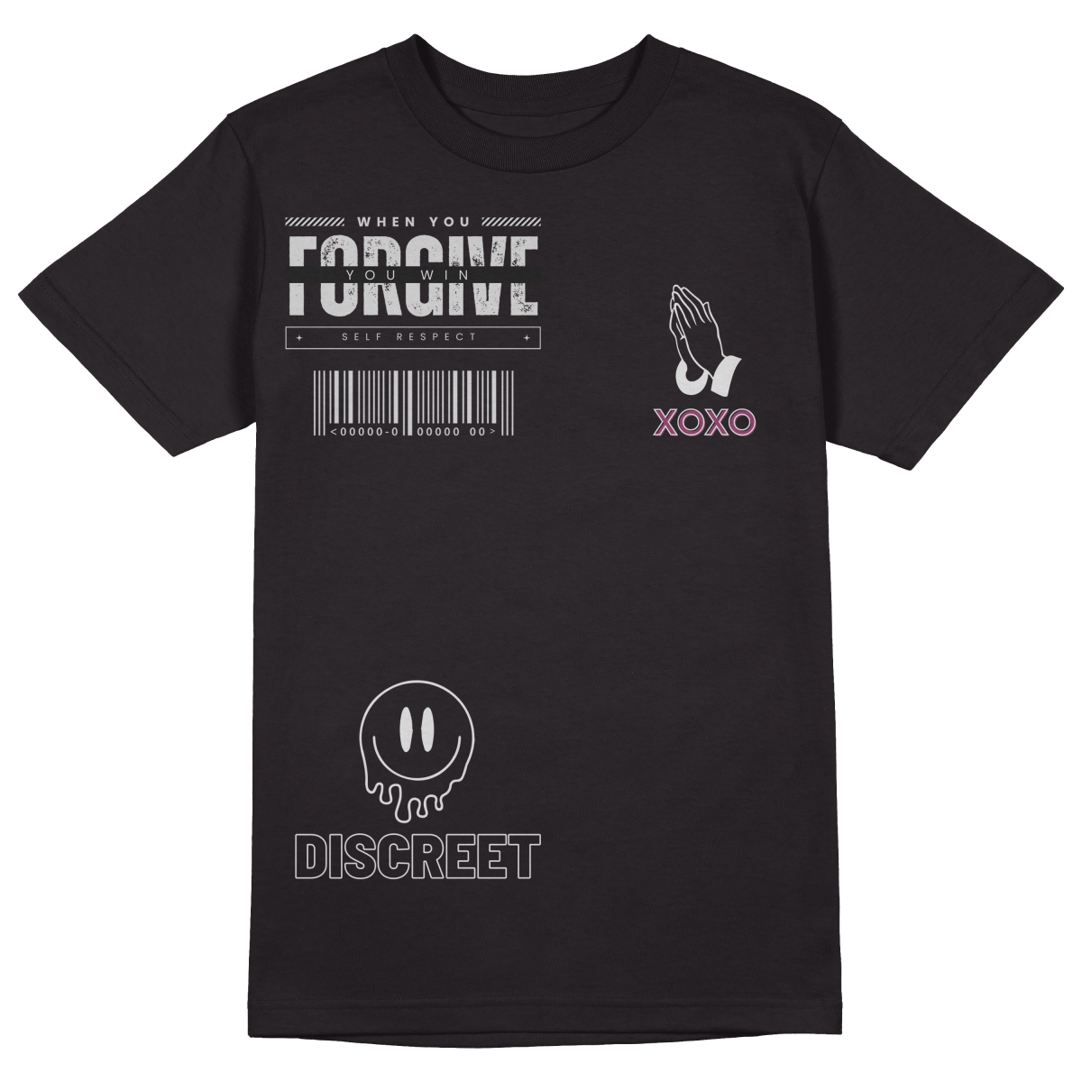 Forgive T-Shirt - Jet Blackk
