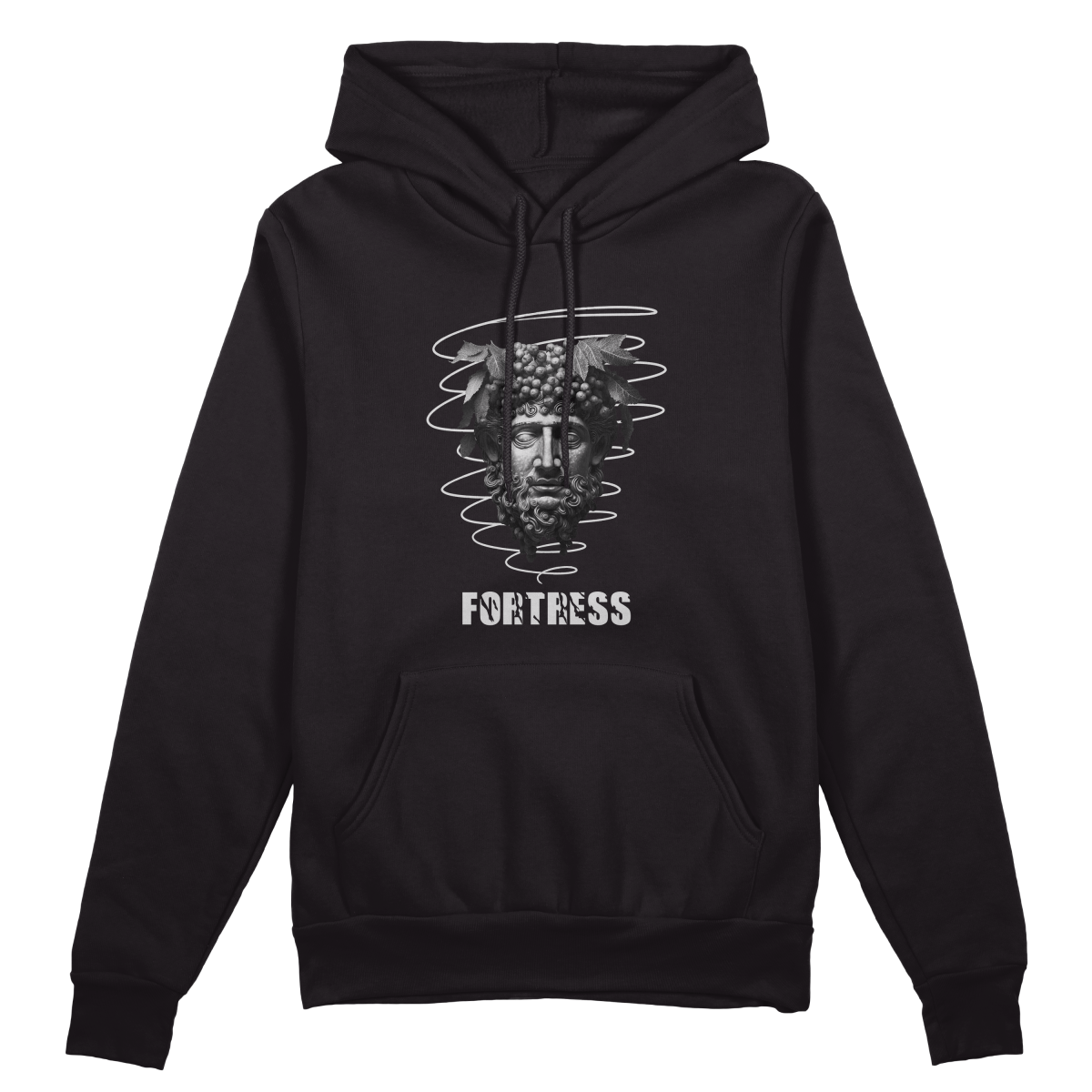 Fortress Hoodie - Jet Blackk