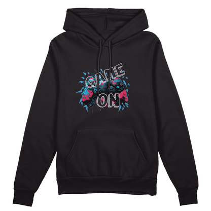 Game On Hoodie - Jet Blackk