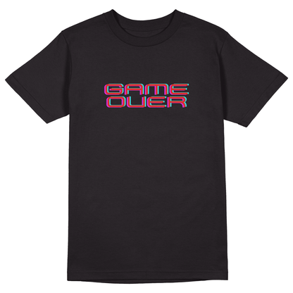 Game Over T-Shirt - Jet Blackk