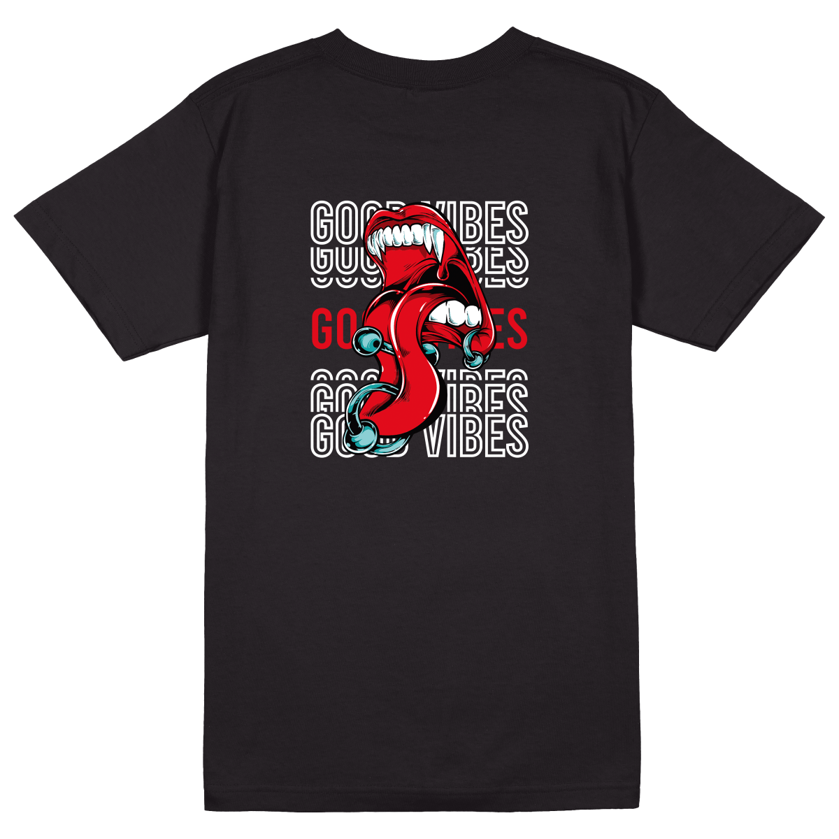 Good Vibes T-Shirt - Jet Blackk