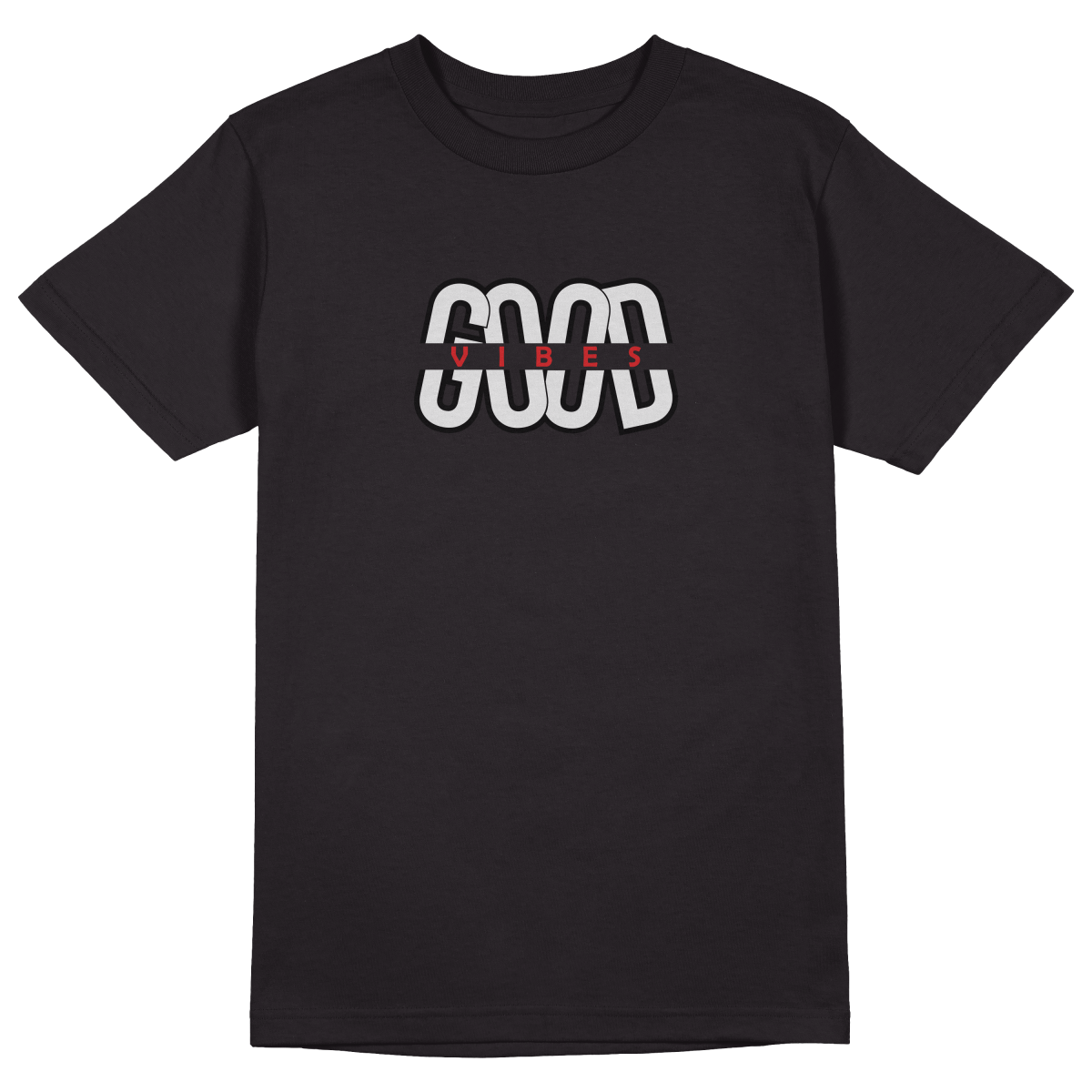 Good Vibes T-Shirt - Jet Blackk