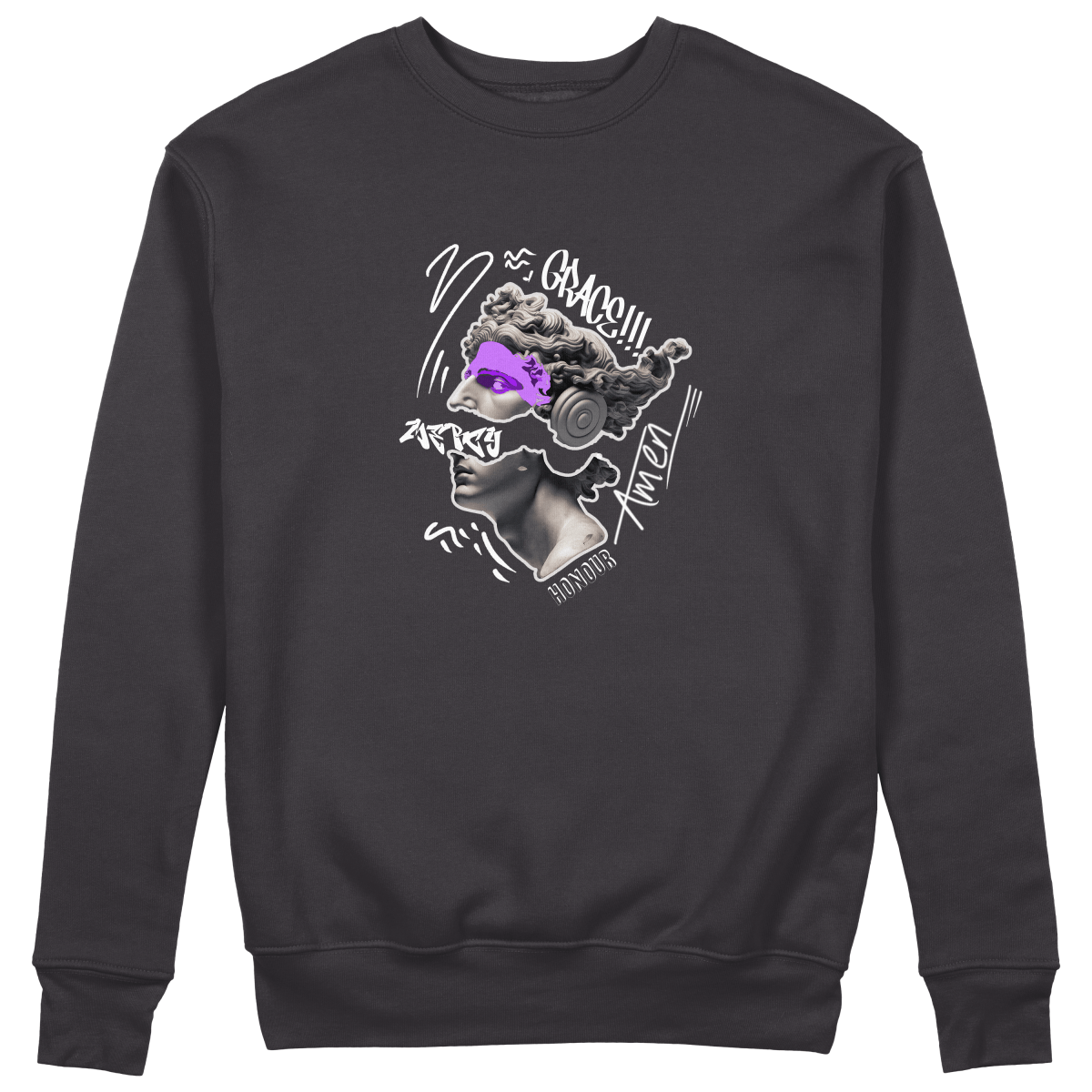 Grace Sweatshirt - Jet Blackk