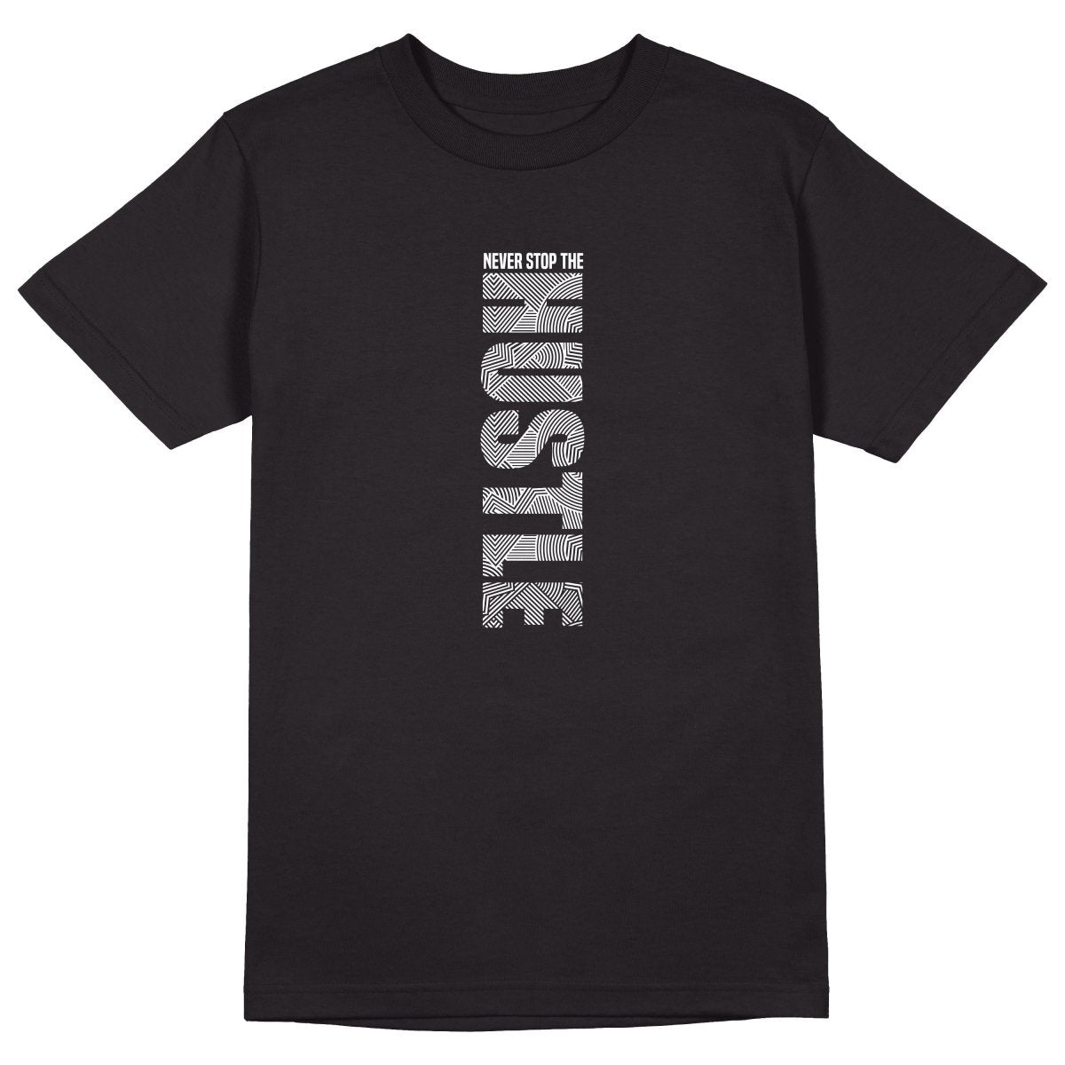 Hustle T-Shirt - Jet Blackk