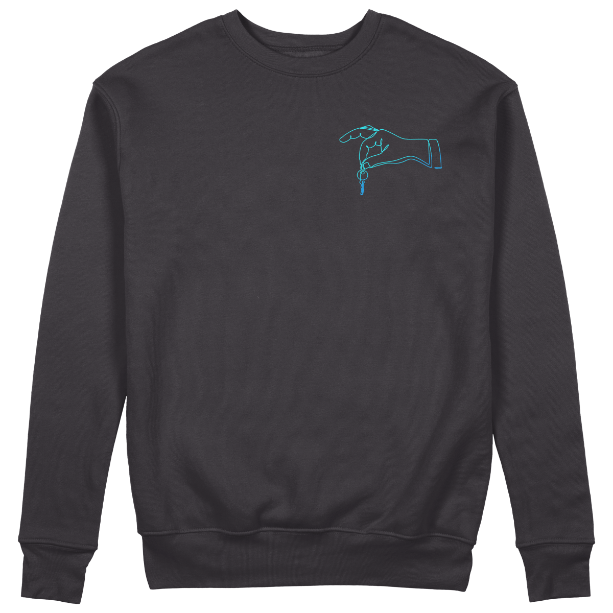 Keys Sweatshirt - Jet Blackk