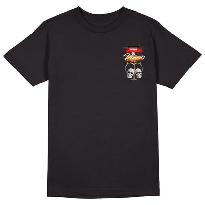 Laws and Power T-Shirt - Jet Blackk