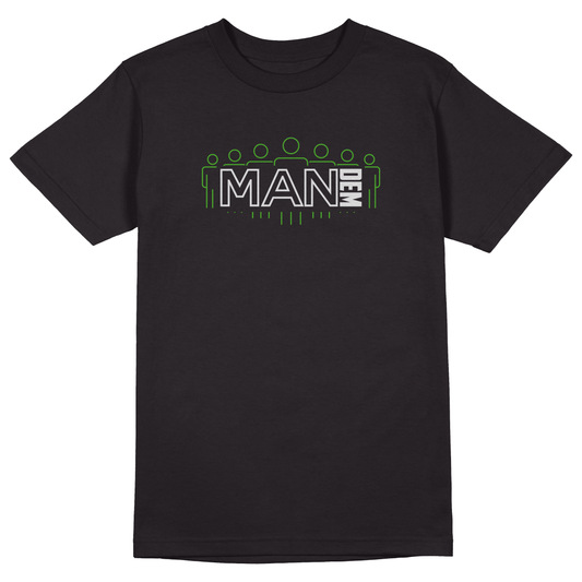 Man Dem T-Shirt - Jet Blackk