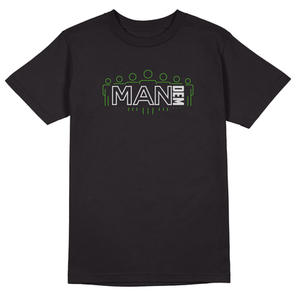 Man Dem T-Shirt - Jet Blackk