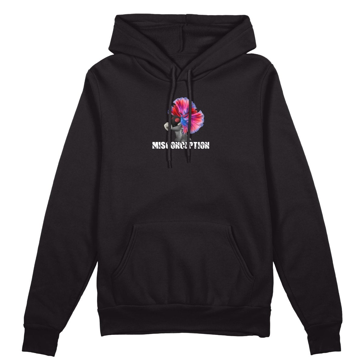 Misconception Hoodie - Jet Blackk