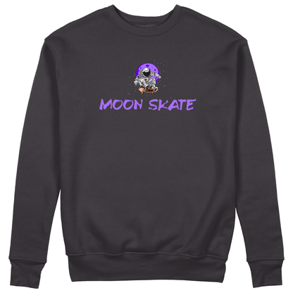 Moon Skate Sweatshirt - Jet Blackk