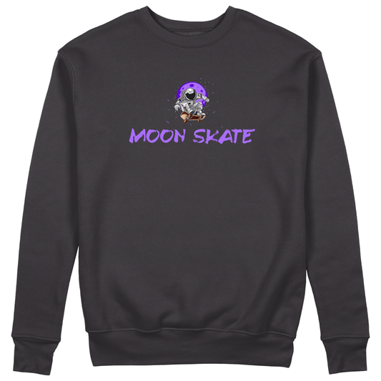Moon Skate Sweatshirt - Jet Blackk