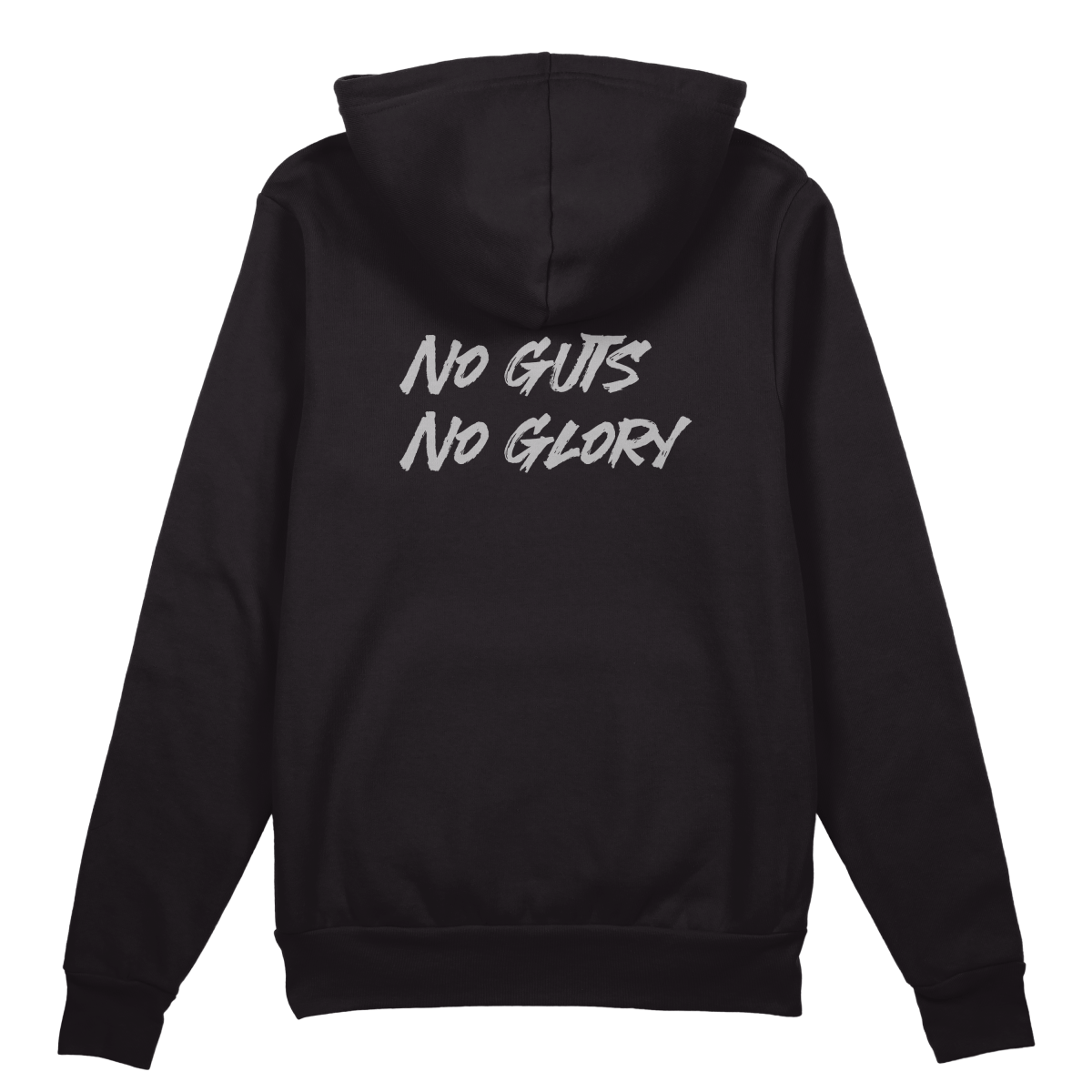 No Guts No Glory Hoodie - Jet Blackk