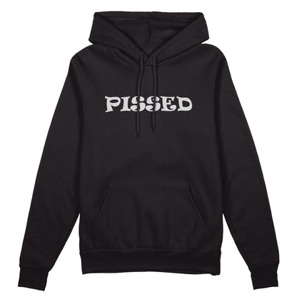 Pissed Hoodie - Jet Blackk