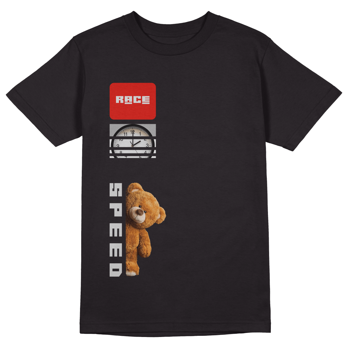Race T-Shirt - Jet Blackk