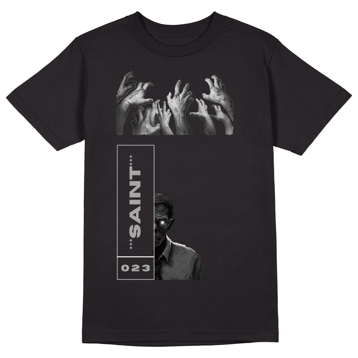 Saint T-Shirt - Jet Blackk