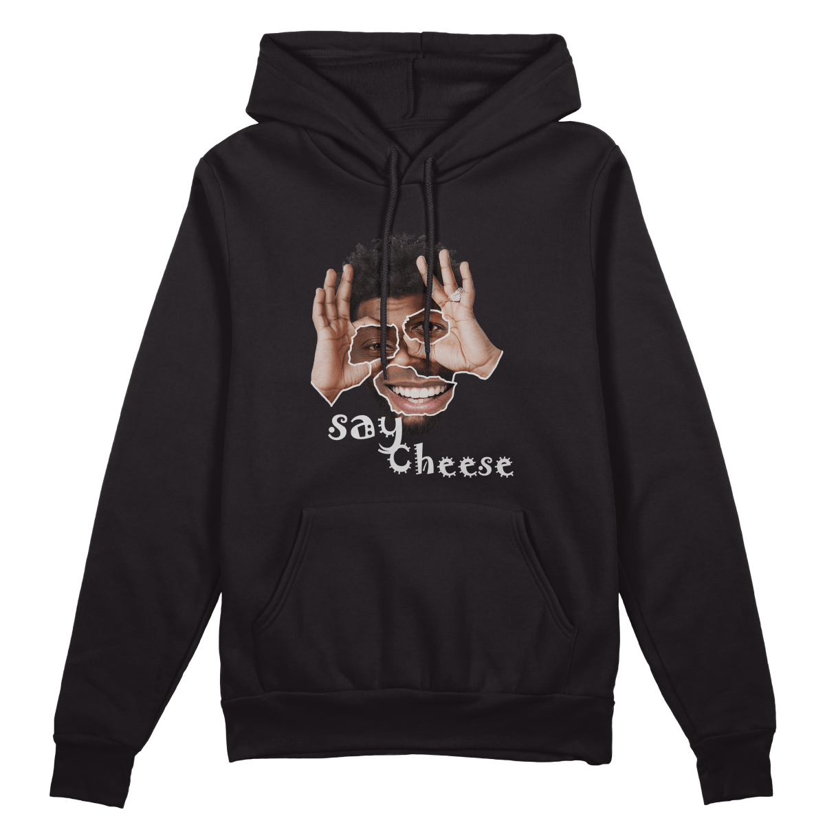 Say Cheese Hoodie - Jet Blackk