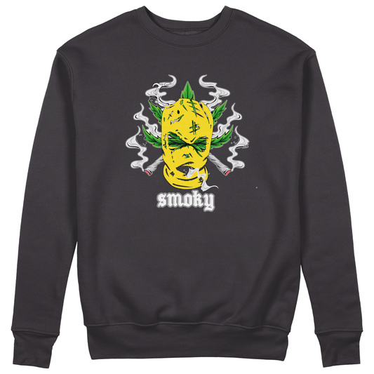 Smoky Sweatshirt - Jet Blackk