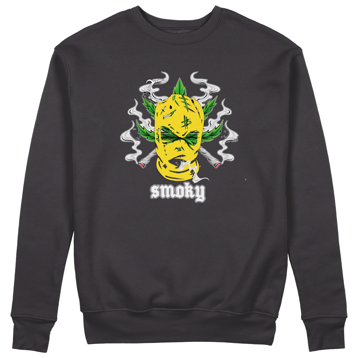 Smoky Sweatshirt - Jet Blackk