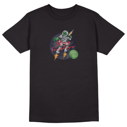 Stay fearless T-shirt - Jet Blackk
