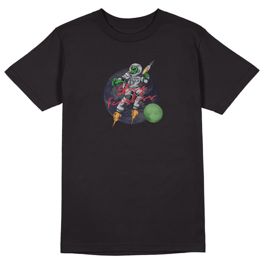 Stay fearless T-shirt - Jet Blackk
