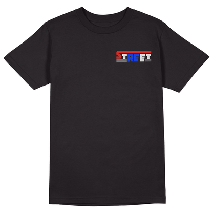 Street T-Shirt - Jet Blackk
