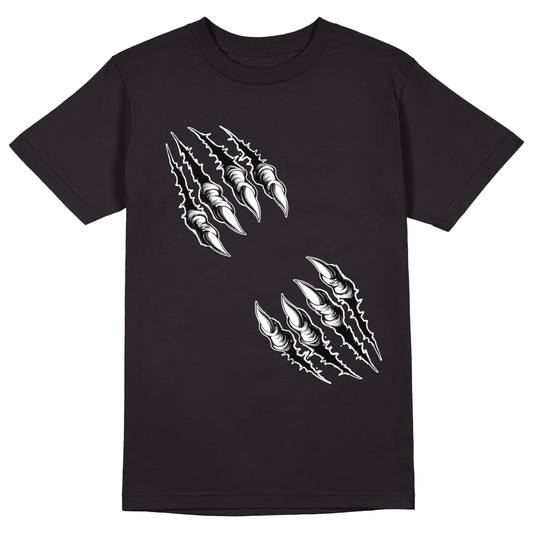 Tear Up T-Shirt - Jet Blackk