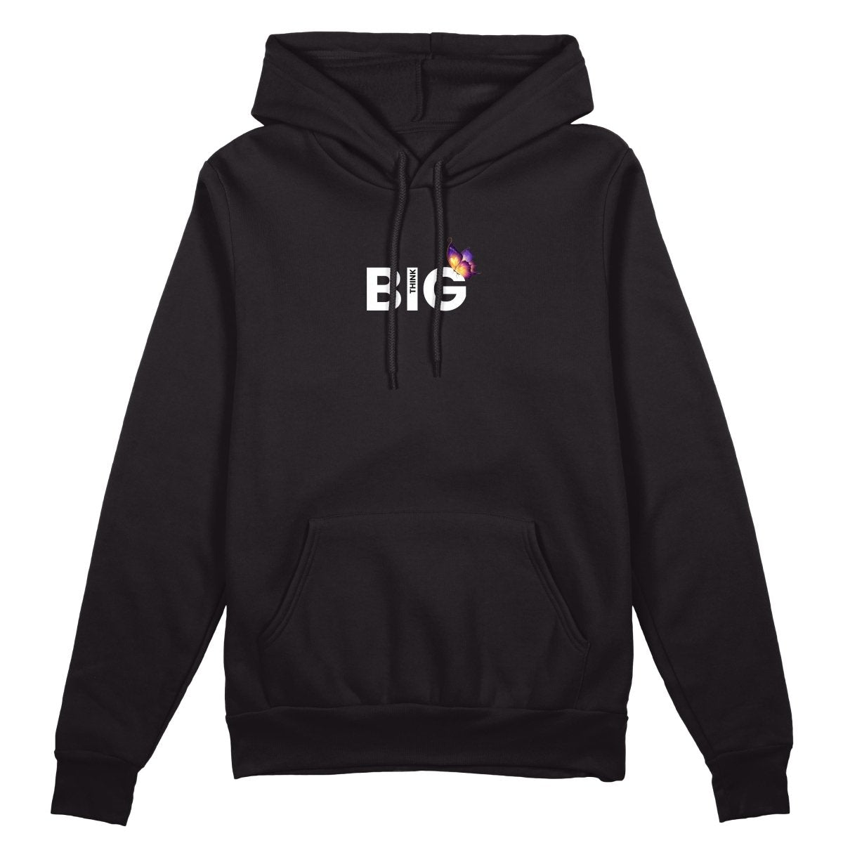 Think Big Hoodie - Jet Blackk