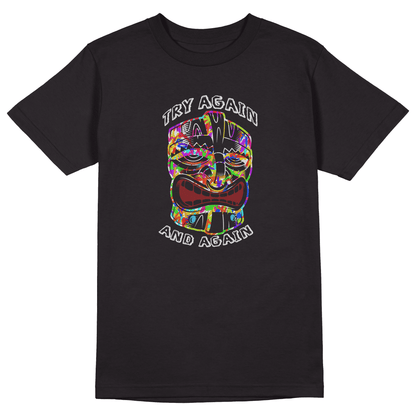 Try Again T-shirt - Jet Blackk