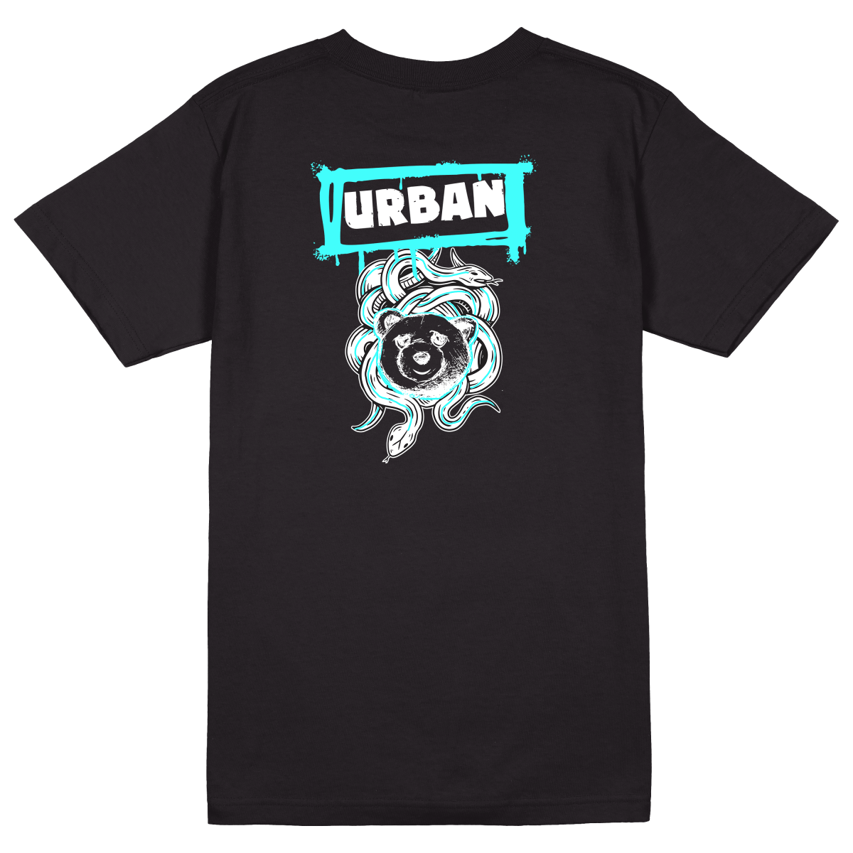 Urban Style T-Shirt - Jet Blackk