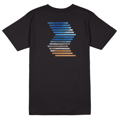 Views T-Shirt - Jet Blackk