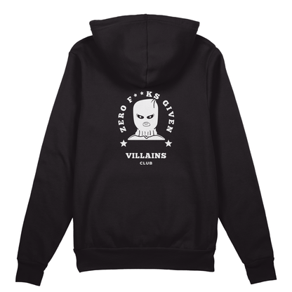 Villians Club Hoodie - Jet Blackk