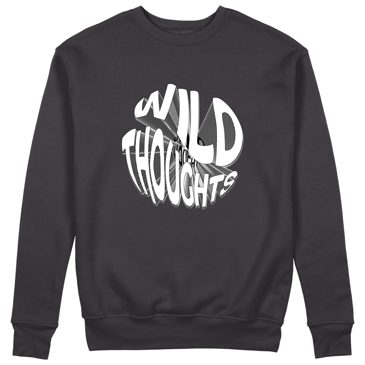 Wild Thoughts Sweatshirt - Jet Blackk