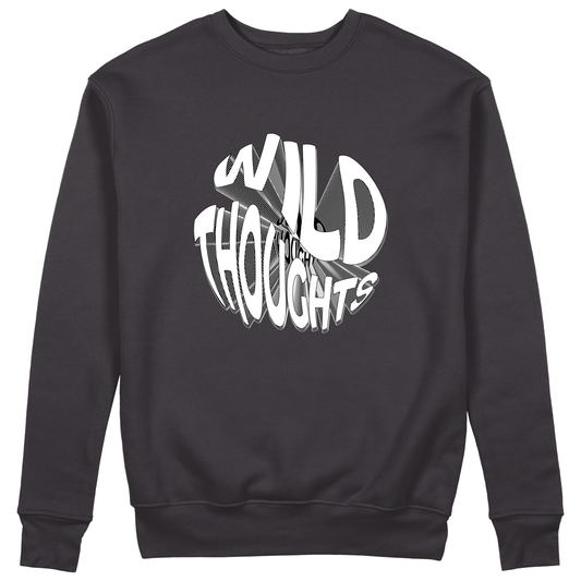 Wild Thoughts Sweatshirt - Jet Blackk