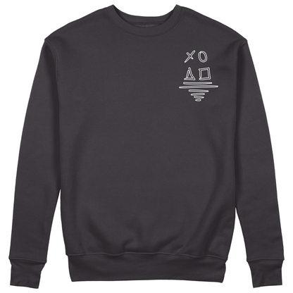 XOXO Sweatshirt - Jet Blackk