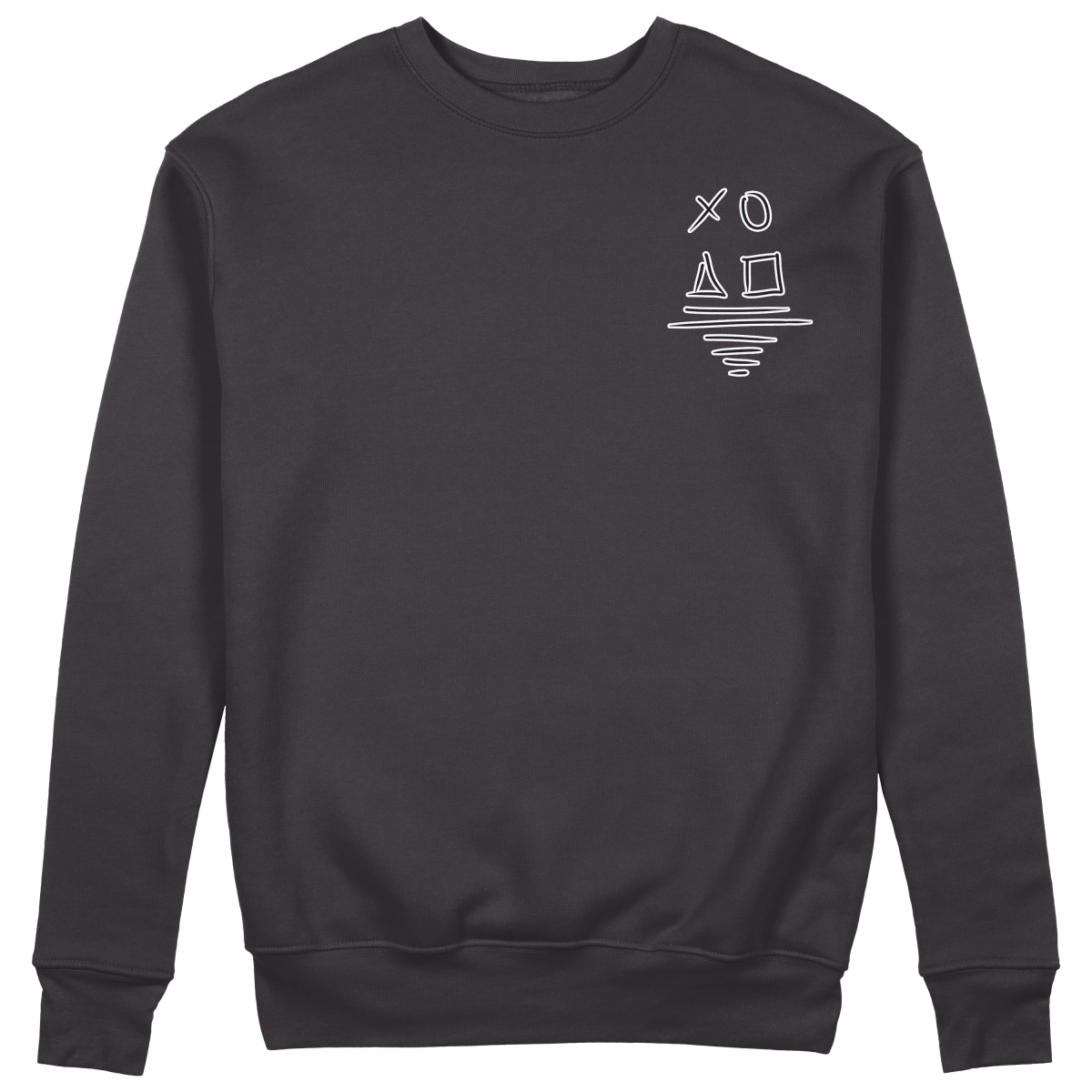 XOXO Sweatshirt - Jet Blackk
