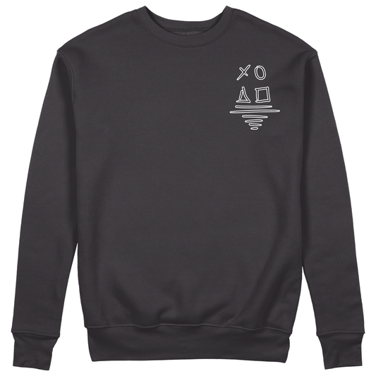 XOXO Sweatshirt - Jet Blackk